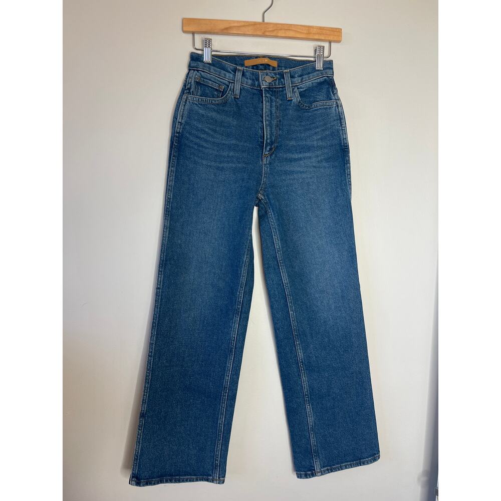 NEW Joe’s Jeans Blake High Rise Wide Leg Cropped Jeans Blue Midwash Size: 25 - Picture 2 of 7